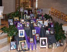 Memorial Photographs are displayed each November.